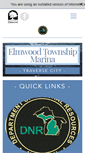 Mobile Screenshot of elmwoodtownshipmarina.com